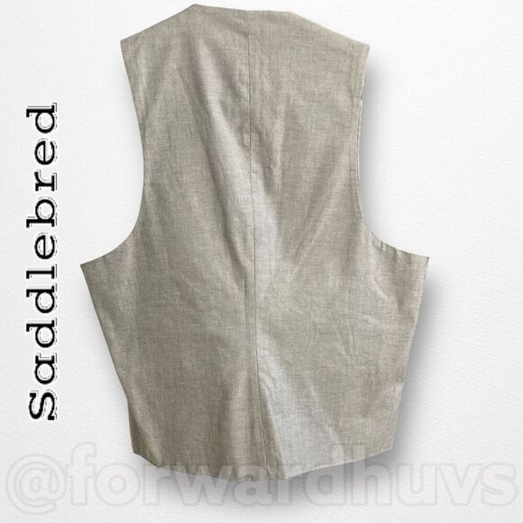 Saddlebred Easter Pastel Colored Vest Size Small - Picture 9 of 11